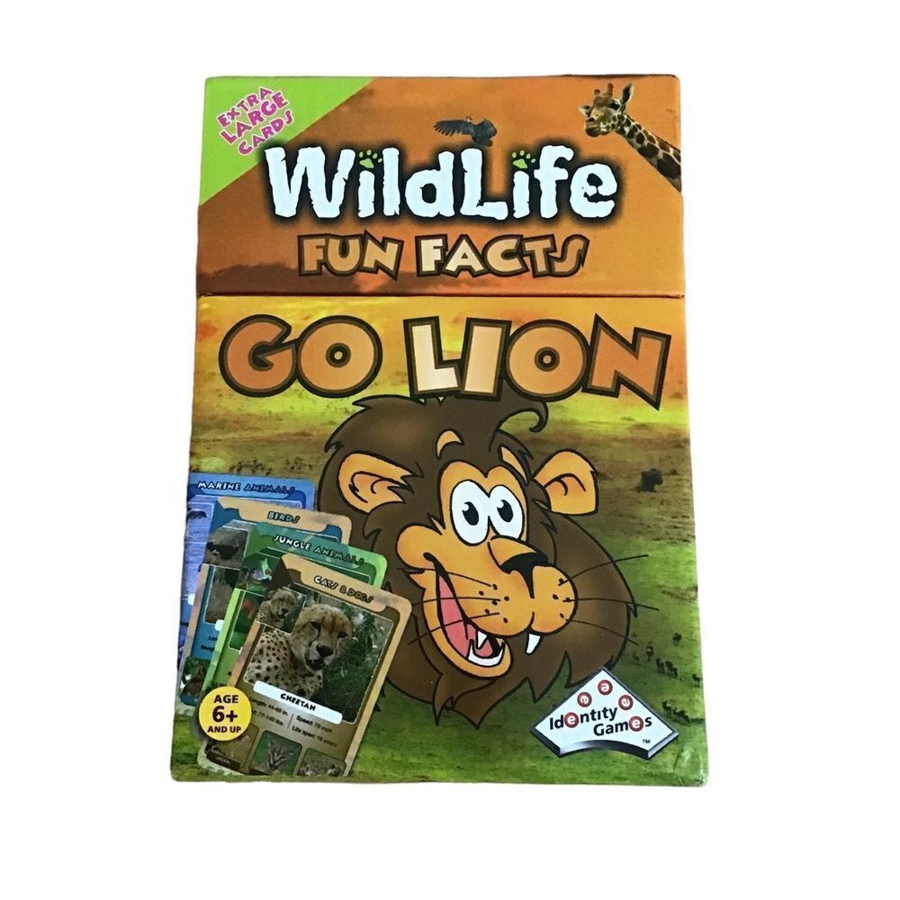 Wildlife Fun‎ Facts GO LION Card Game